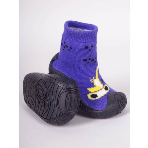 Yoclub Kids's Anti-Skid Socks With Rubber Sole P1 Cene