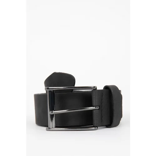 Defacto Men's Faux Leather 120 Cm Belt