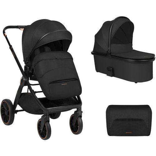 Kikka Boo kolica TIFFANY black set 2in1 sa tvrdom korpom Slike