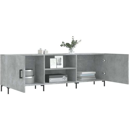 vidaXL TV omarica betonsko siva 150x30x50 cm inženirski les Cene