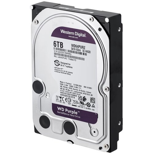 Western Digital WD64PURZ internal hard drive 3.5&amp;quot; 6000 GB Serial ATA III Slike
