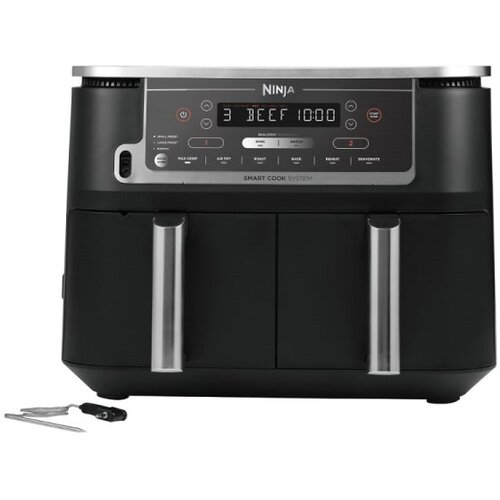 Ninja airfryer AF451EU dupla korpa/ 9.5L/ 2470W/ crna Cene