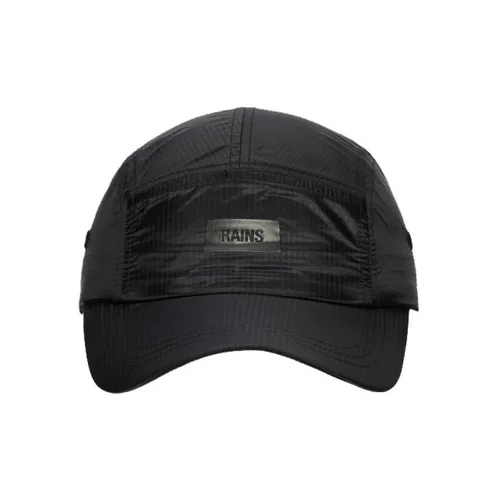 Rains 5 PANEL RIPSTOP CAP Crna