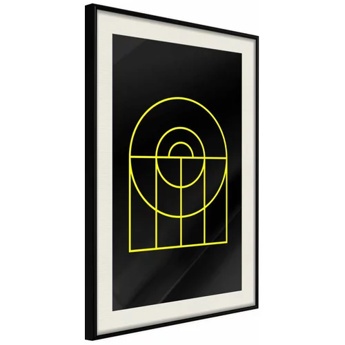  Poster - Yellow Lines 30x45