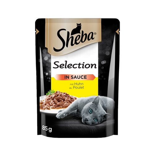Sheba Vlažna hrana za odrasle mačke, Piletina, 85g Slike