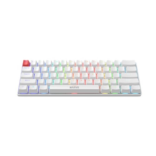 Marvo saber 61 kg933g wh bela tastatura usb ( 002-0252 ) Slike