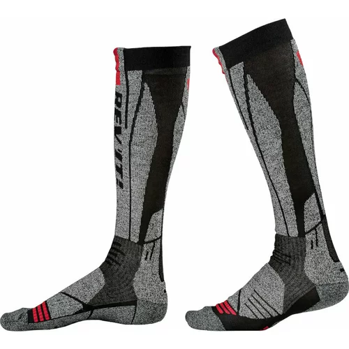 Rev'it! Čarape Socks Andes Light Grey/Red 45/47