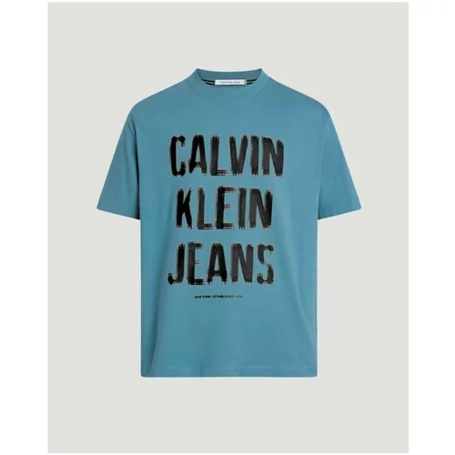 Calvin Klein Jeans Majice s kratkimi rokavi J30J324648CFQ Modra