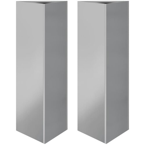 VidaXL Vrtno korito trikotnik 30x26x75 cm pocinkano jeklo, (21366724) Slike