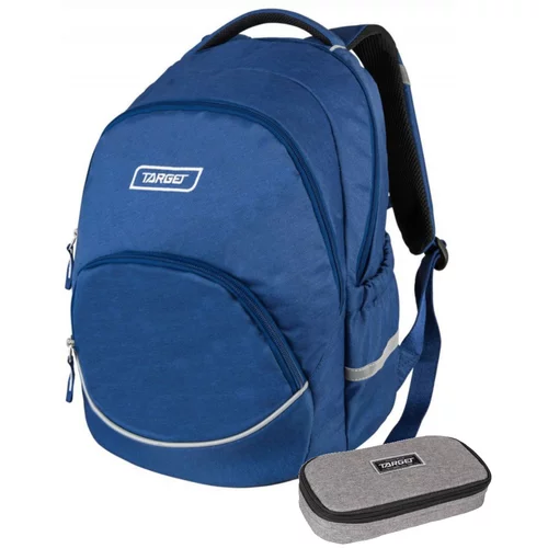 Target FLOW PACK Blue 26287 - anatomski šolski nahrbtnik, šolska torba