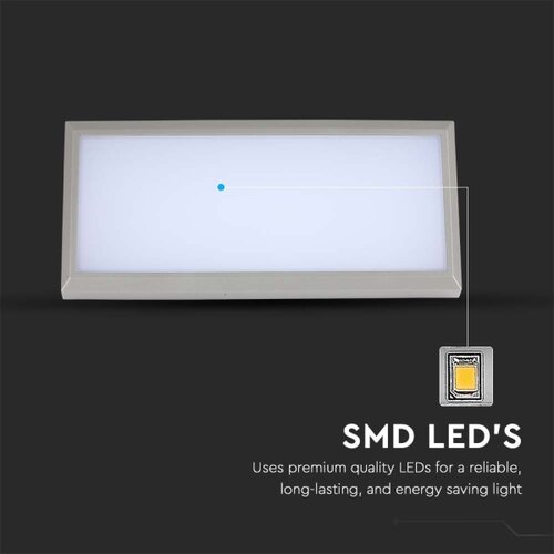  LED spolja&amp;scaron;nje zidno svetlo LED/20W/230V 4000K IP65 sivo Slike