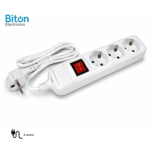 Bb Link PRENOSNA PRIKLJUCNICA BITON TROSTRUKA 3M PREKIDAC KB-RB-03KL Slike