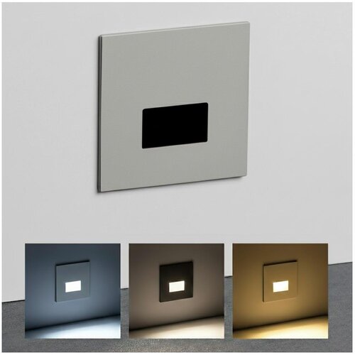  Brilagi - LED svetlo za stepeni&scaron;te JACK LED/3W/230V 3000/4000/6500K IP65 siva Cene