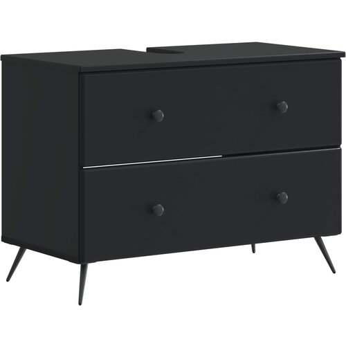  Kupaonski ormarić za sudoper BREDA Crna 82 x 41 x 59 cm Cijene