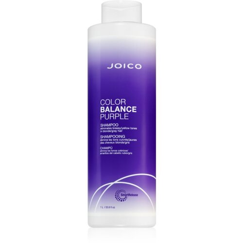 JOICO Color Balance Purple Shampoo 1000 ml &amp;scaron;ampon plava kosa sijeda kosa unisex Slike