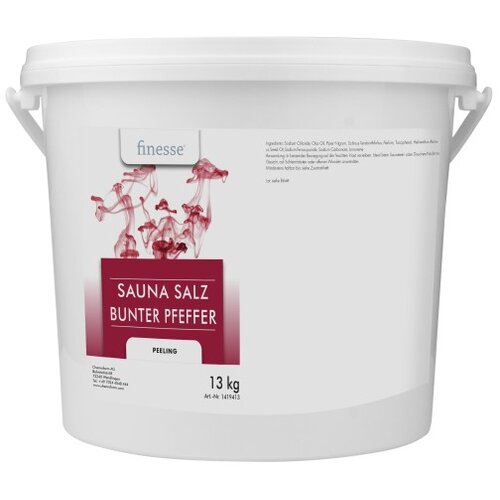 CHEMOFORM finesse&reg; Piling sol za savno, barvni poper, 13 kg Cene