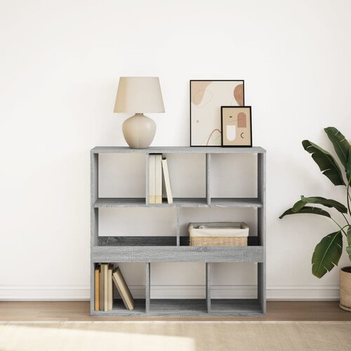 VidaXL Ormarić za knjige / sobna pregrada boja hrasta 100x33x94,5 cm Slike