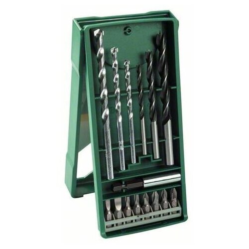 Bosch Kombinirani set Mini-X-Line, 15 komada, 3 kamena, 3 svrdla za drvo, 8 bita za odvijač Asortiman univerzalnih svrdla Bosch Promoline 15-dijelni Cene