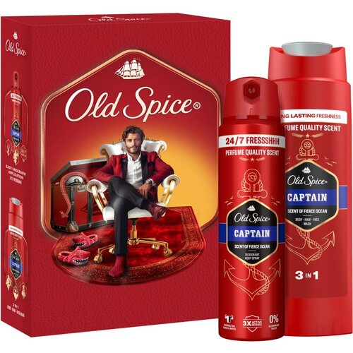 Old Spice Captain Gentleman Set darilni set za mo&amp;scaron;ke Slike