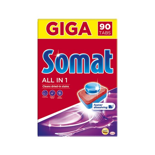 Somat all in one tablete za pranje sudova 90kom Slike