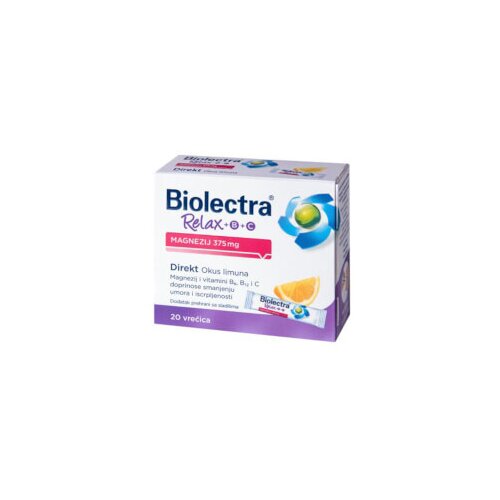 Hermes Biolectra Relax Magnezij 375mg + B + C Cijene