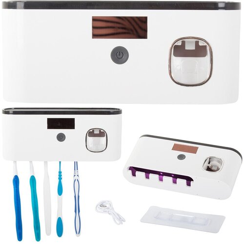  3 u 1 baterija. solarni 1200mAh zidni dozator paste za zube i UV sterilizator četkica za zube Cijene