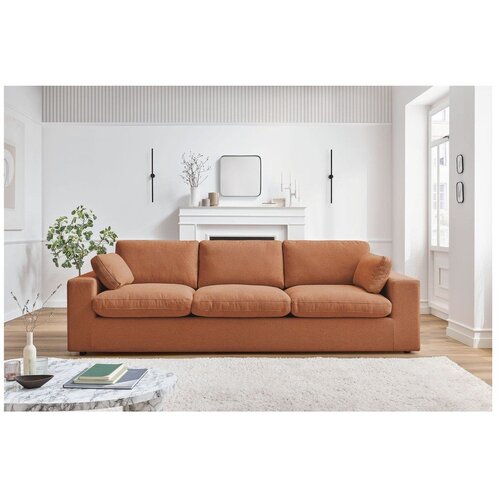 Bobochic Paris Oranžna sedežna garnitura 250 cm Belair &amp;ndash; Slike