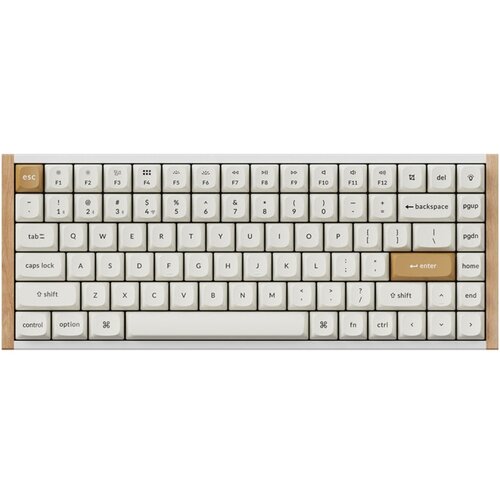 KEYCHRON K2 HE bežična tipkovnica, Nebula magnetski prekidači, bijela, UK layout Slike