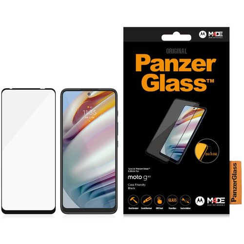 PanzerGlass za&amp;scaron;titno staklo za Motorola g60 case friendly black Slike