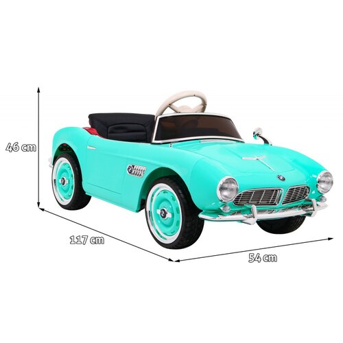 Licenciran avto na akumulator BMW 507 Retro - zelen Slike