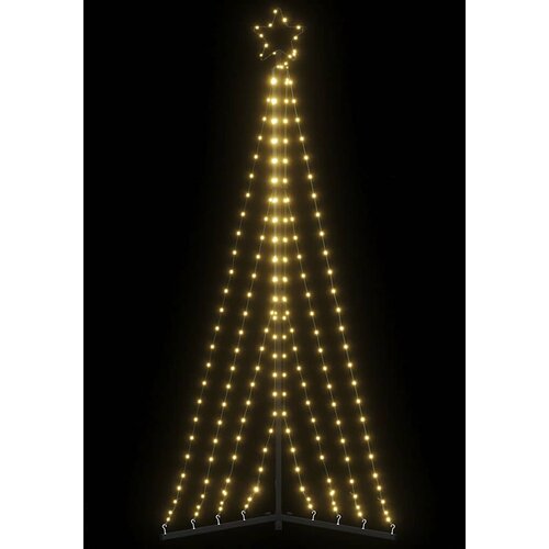 vidaXL Lučke za novoletno jelko 339 LED diod hladno tople bele 187 cm Cene