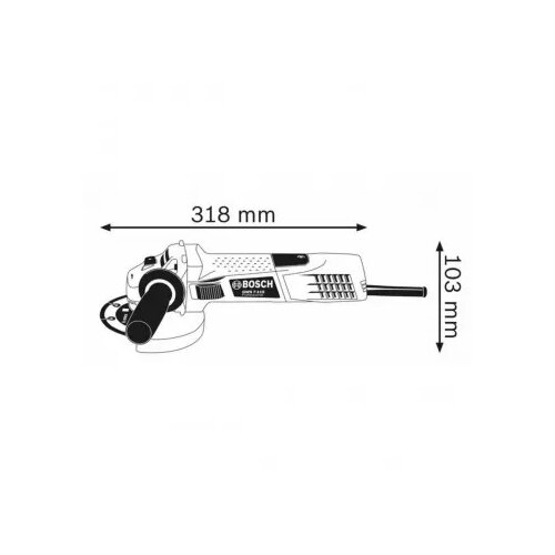 Bosch ugaona kutna brusilica GWS 7-115 Professional Slike