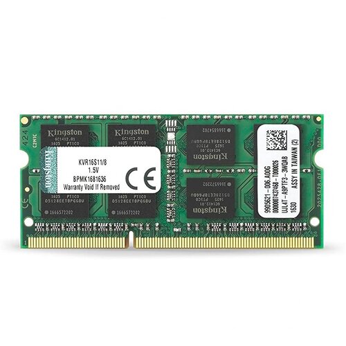 Kingston memorija 8GB/SODIMM/DDR3/1600MHz/2Rx8/CL11 Cene