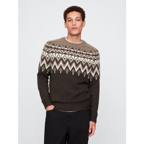 GAP Sweater with wool blend Fair Isle - Men&amp;#039;s Slike