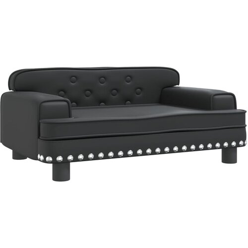 Maison Chic Otroški kavč - Otroški divan - Otroški sedež črn 70x45x30 cm umetno usnje, (21729541) Cene