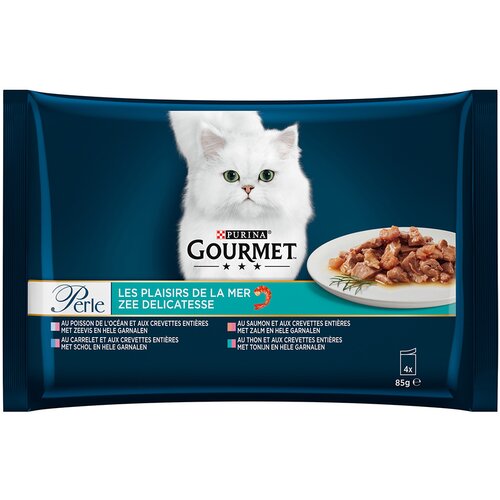 Gourmet Poskusno pakiranje Perle 4 x 85 g - Miks 4 (4 sorte iz morja) Cene