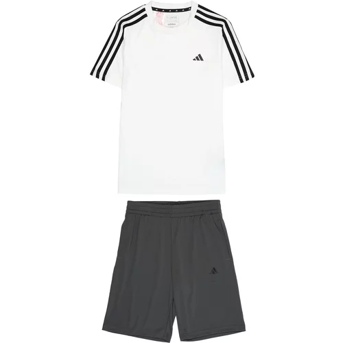 ADIDAS SPORTSWEAR Odjeća za vježbanje 'Train Essentials Aeroready 3-Stripes -Fit ' crna / bijela