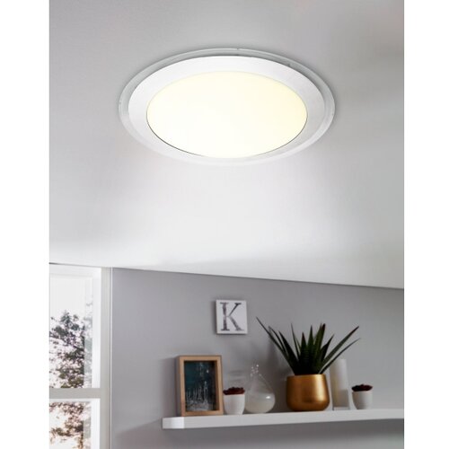 Eglo competa 1 plafonjera/1, led, 18w, 2000lm, prečnik 335, bela Slike