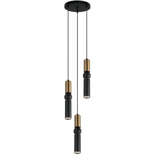  ITALUX PND-14290-3-BRO-BK - Visilica na sajli ISIDORA 3xGU10/25W/230V crna/bronza Cene