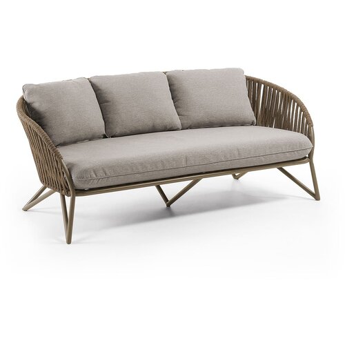 Kave Home Svjetlo smeđa vrtna sofa Branzie – Cijene