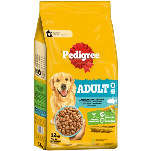 Pedigree Adult s ribom i povrćem - 2 x 12 kg Slike