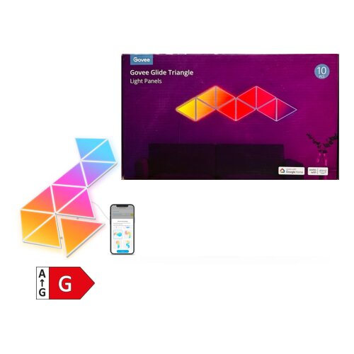 GOVEE RGBIC TRIANGLE SHAPE LIGHTS 10 PCS Cene