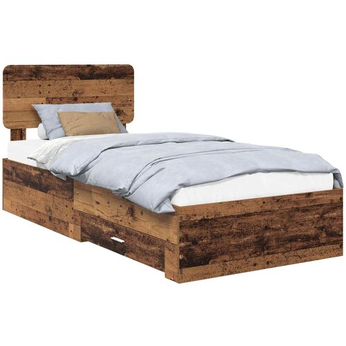 vidaXL Konstrukcija postelje Star les 90 x 190 cm Konstruiran les, (5000103006) Cene