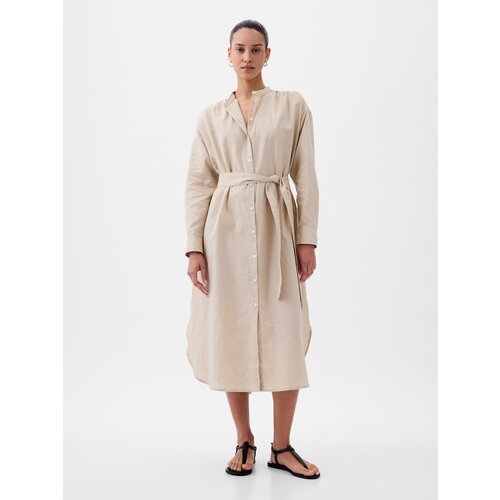 GAP Linen midi dress - Women&amp;#039;s Slike
