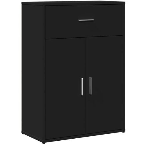 Maison Chic Komoda - Predalnik črna 60x30x84 cm inženirski les, (21715558) Slike