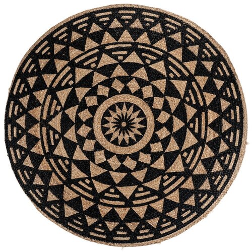 House Nordic Crni okrugli tepih &amp;oslash; 120 cm Bombay - Slike