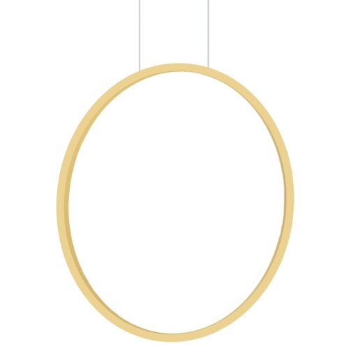  LED luster na sajli SATURNO LED/28W/230V &amp;Oslash; 50 cm IP44 zlatna Slike