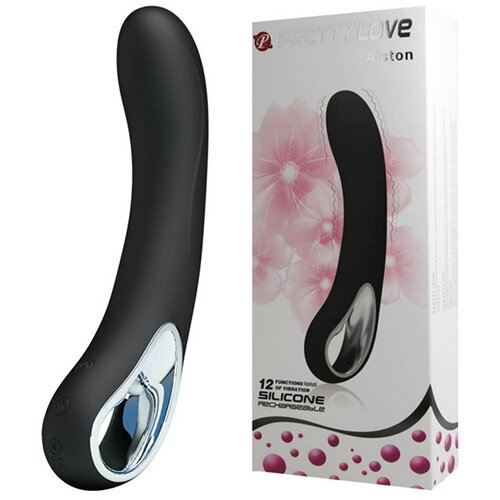 Debra Crni silikonski vibrator sa vi&scaron;e vrsta vibracija D00966/ 5420 Cene