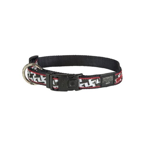 Rogz armed response ogrlica za pse, crno-bela Slike