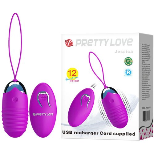  Vibro jaje Jessica, 7.5cm, Ružičasto Slike